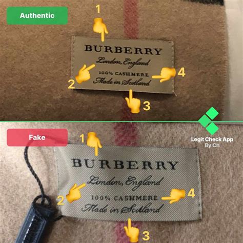 burberry scarf tag real vs fake|authentic Burberry scarf tag.